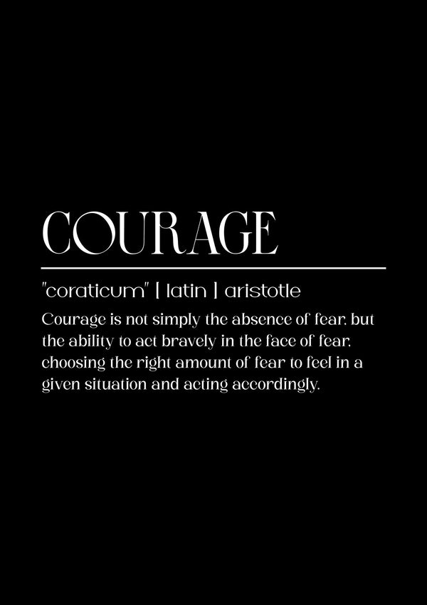 Courage - Black