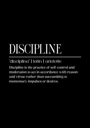 Discipline - Black