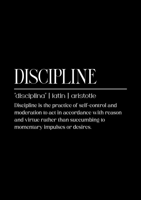 Discipline - Black