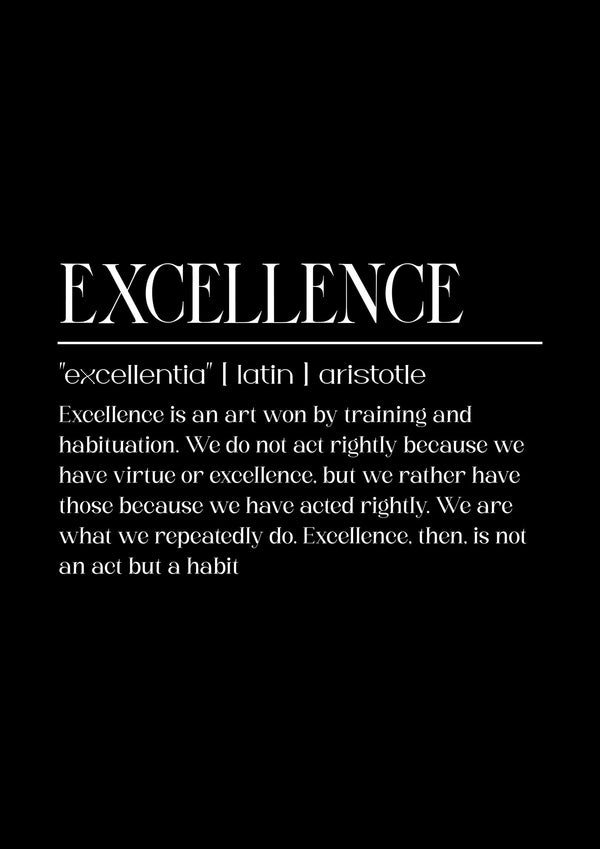 Excellence - Black