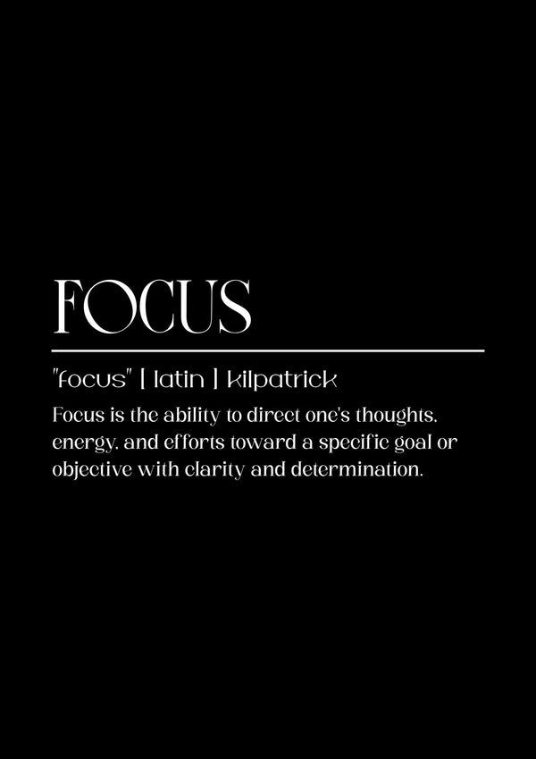 Focus - Black